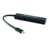 Foto de Hub CONCEPTRONIC USB-C a 4xUSB-A 3.0 Negro (CTC4USB3)