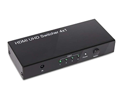 CSV-1370 - Divisor de vídeo CLUB3D HDMI 2.0 UHD SwitchBox 4 Port