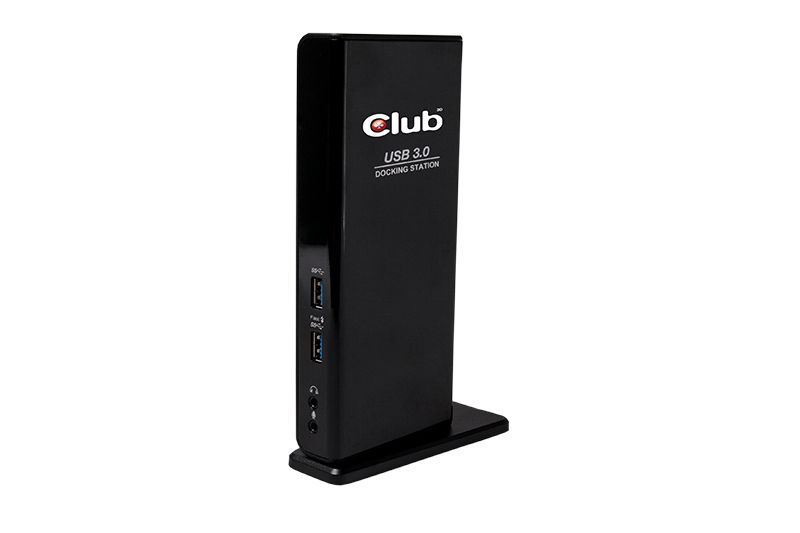CSV-3242HD - Docking Station Club 3D 4xUSB-A 2.0/2xUSB-A 3.0/1xHDMI/1xDVI-I/1xRJ45 Ethernet GbE Negro (CSV-3242HD)