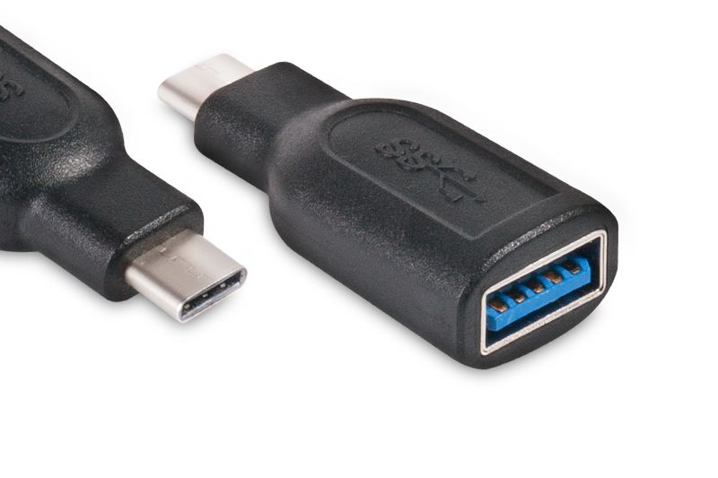 CAA-1521 - Adaptador Club 3D USB-C 3.1/M a USB-A 3.0/H Negro (CAA-1521)