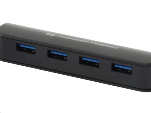 C4PUSB3 - Hub CONCEPTRONIC USB-A 3.0 a 4xUSB-A 3.0 15cm Negro (C4PUSB3)