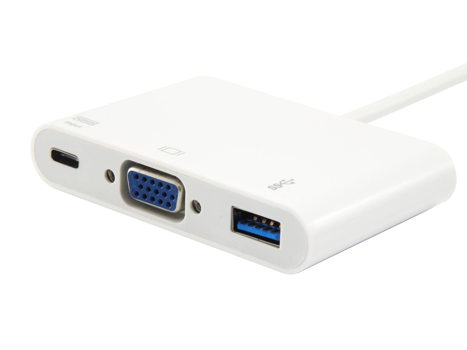 EQ133462 - Adaptador EQUIP USB-C a USB-A/USB-C PD 60W/VGA Blanco (EQ133462)