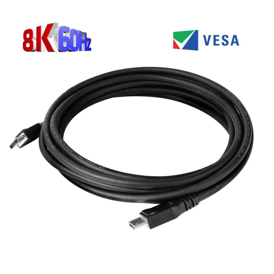 CAC-1061 - Cable Club 3D DP 1.4/M a DP 1.4/M 5m Negro (CAC-1061)
