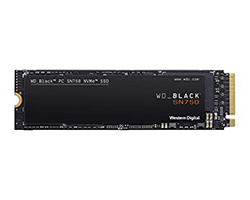 WDS500G3X0C - SSD WD Black SN750 500Gb M.2 NVMe PCIe 3.0 Lectura 3470Mb/s Escritura 2600Mb/s PC (WDS500G3X0C)