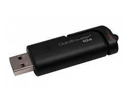 DT104/32GB - Unidad flash USB Kingston Technology DataTraveler 104 unidad  USB 32 GB USB tipo A 2.0 Negro