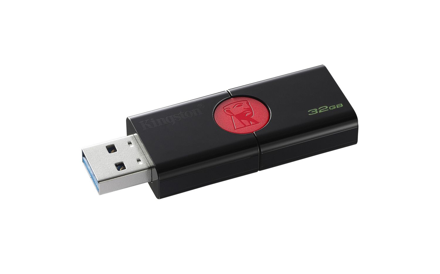 DT106/32GB - Unidad flash USB Kingston Technology DataTraveler 106 unidad  USB 32 GB 3.0 (3.1 Gen 1) Conector USB Tipo A Negro, Rojo