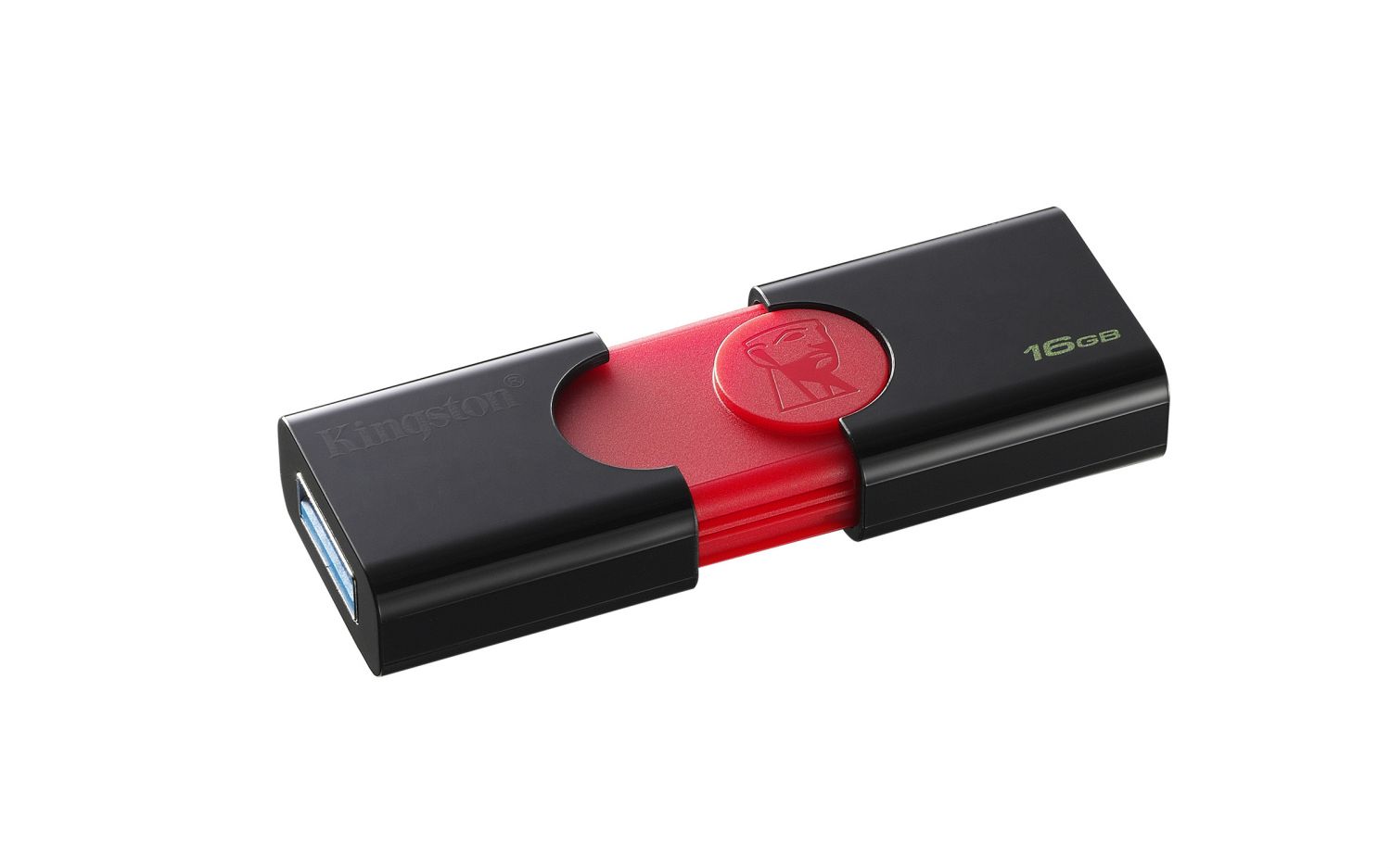 DT106/16GB - Unidad flash USB Kingston Technology DataTraveler 106 unidad  USB 16 GB 3.0 (3.1 Gen 1) Conector USB Tipo A Negro, Rojo