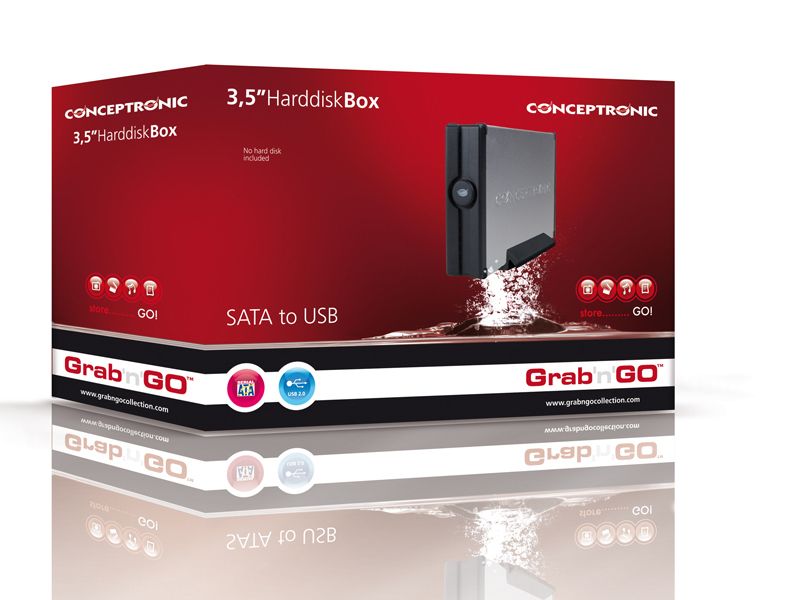 CHD3SU - Caja Externa CONCEPTRONIC HDD 3.5