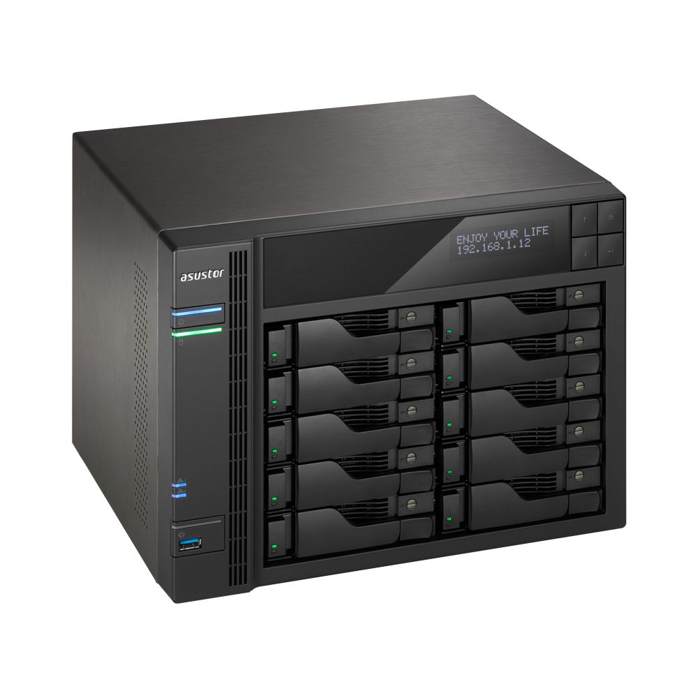 90IX00X1-BW3S10 - Servidor NA y de almacenamiento Asustor AS6210T Ethernet Negro NA