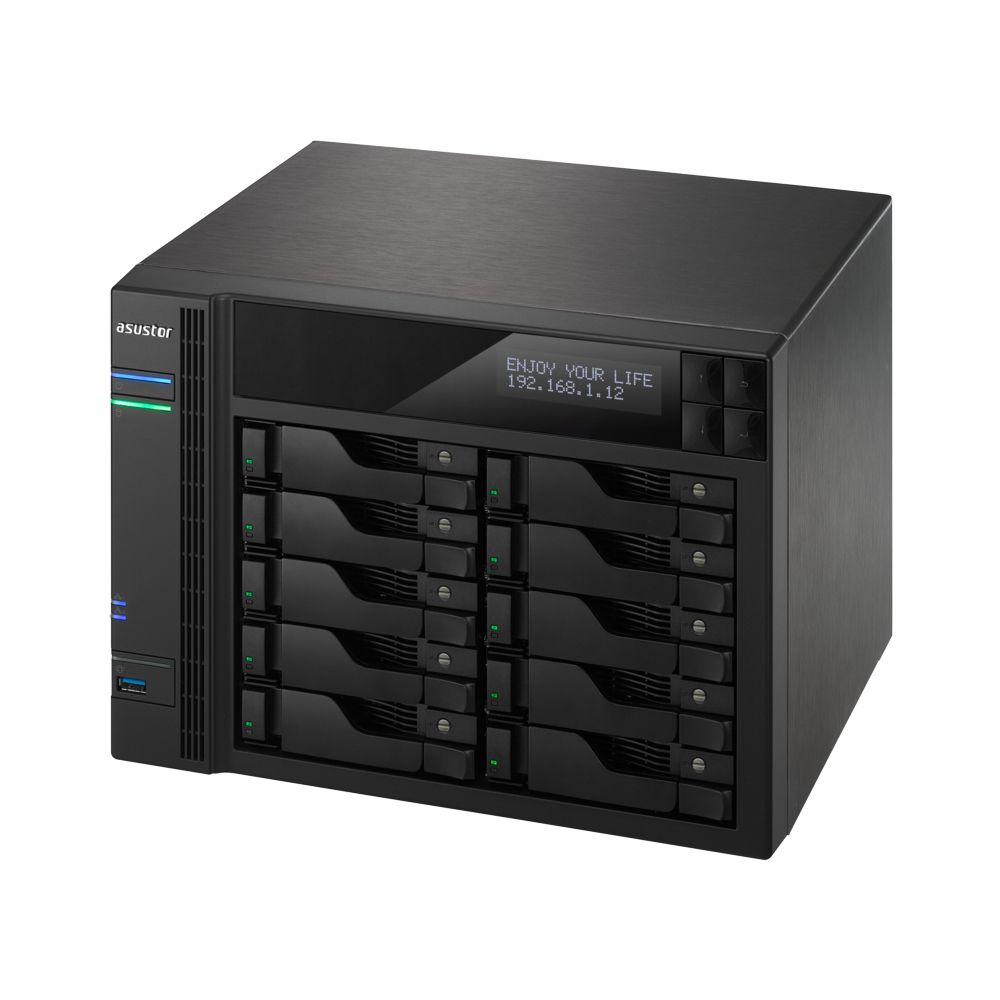 90IX00X1-BW3S10 - Servidor NA y de almacenamiento Asustor AS6210T Ethernet Negro NA
