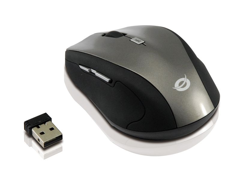 CLLM5BTRVWL - Rat�n CONCEPTRONIC �ptico Diestro RF 2.4GHz 1600dpi 5 Botones Negro/Gris (CLLM5BTRVWL)