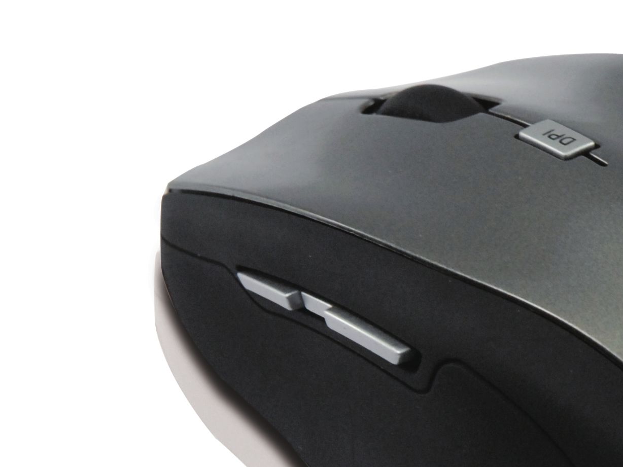 CLLM5BTRVWL - Rat�n CONCEPTRONIC �ptico Diestro RF 2.4GHz 1600dpi 5 Botones Negro/Gris (CLLM5BTRVWL)