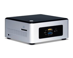 BOXNUC5PPYH - PC/estacion de trabajo barebon Intel BOXNUC5PPYH PC/estacin de  barebone N3700 1,6 GHz UCFF Plata, Negro BGA 1170