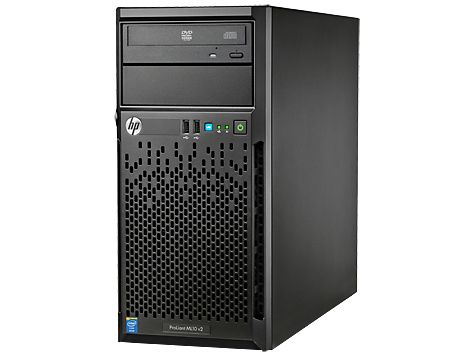 814483-421 - Servidor HP Enterprise Proliant ML10v2 G3240 4GB-U B120i 4LFF NHP 350W PS