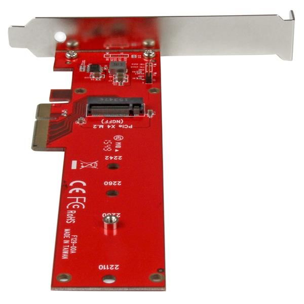 PEX4M2E1 - Tarjeta y adaptador de interfaz StarTech.com Adaptador x4 PCI Expres a SSD M.2 PCIe