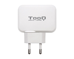 TQWC-2SC02WT - Cargador pared TOOQ USB-C+USB-A 27W Blanco (TQWC-2SC02WT)