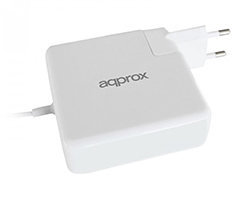 APPUAAPT - Cargador Approx 85W USB 2.0 MacBook Blanco (APPUAAPT)