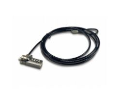 CNBCOMLOCK18 - Cable Antirrobo CONCEPTRONIC Cerradura con combinaci�n 1.8m Negro (CNBCOMLOCK18)