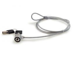 CNBSLOCK15 - Cable Antirrobo CONCEPTRONIC Cerradura con llave 1.5m Plata (CNBSLOCK15)