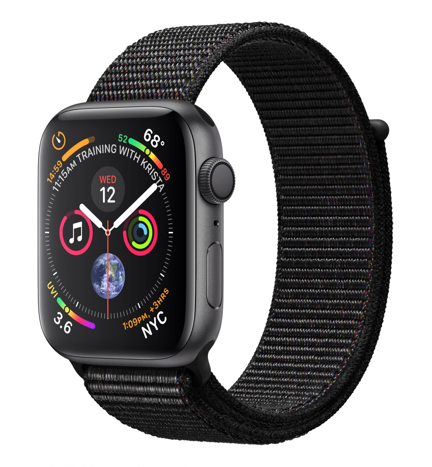 MU6E2TY/A - Reloj inteligent Apple Watch Seri 4 reloj inteligente Gri OLED GP (satlite)