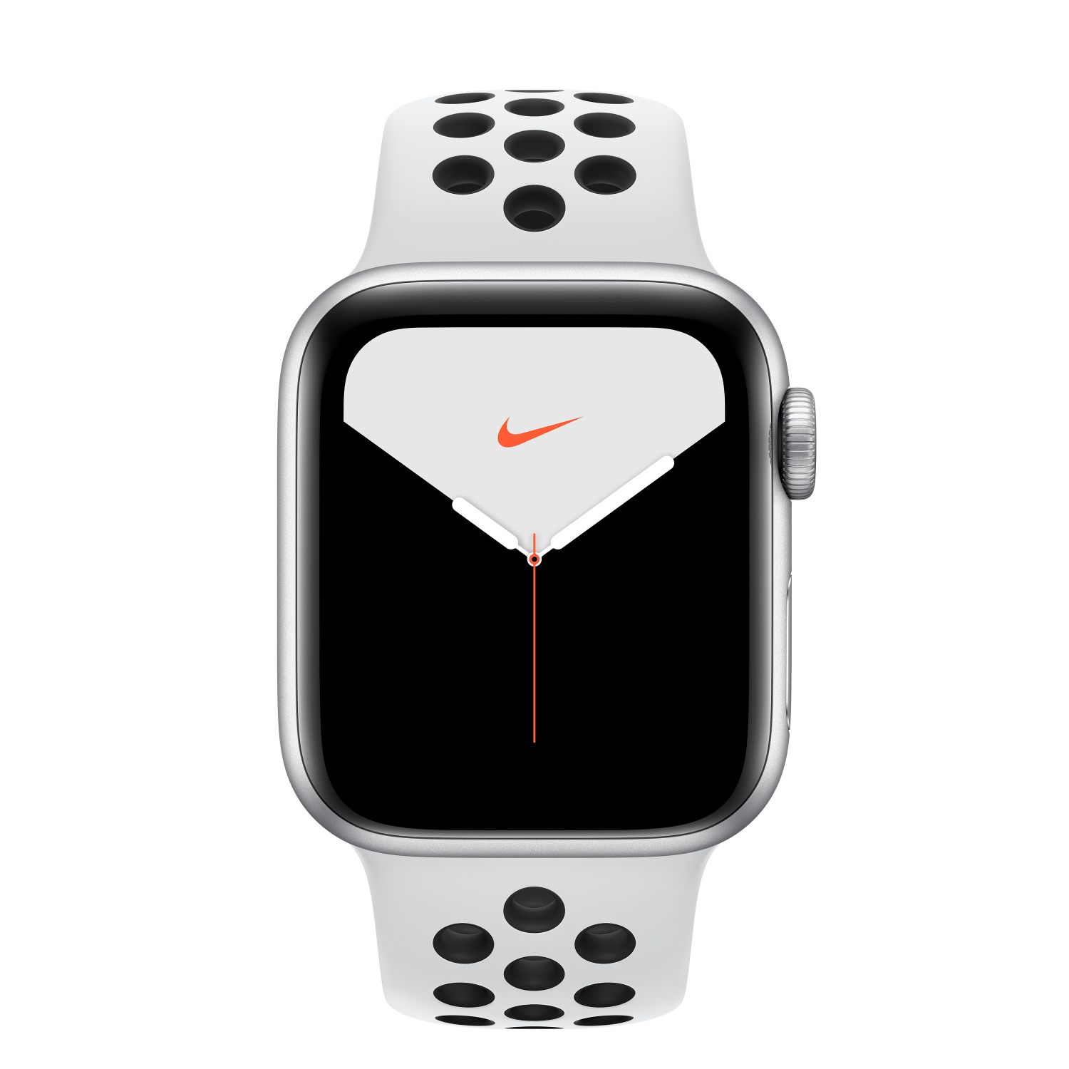 MX3C2TY/A - Apple Watch S5 40mm Caja Aluminio Plata Correa Sport Platino/Negro (MX3C2TY/A)