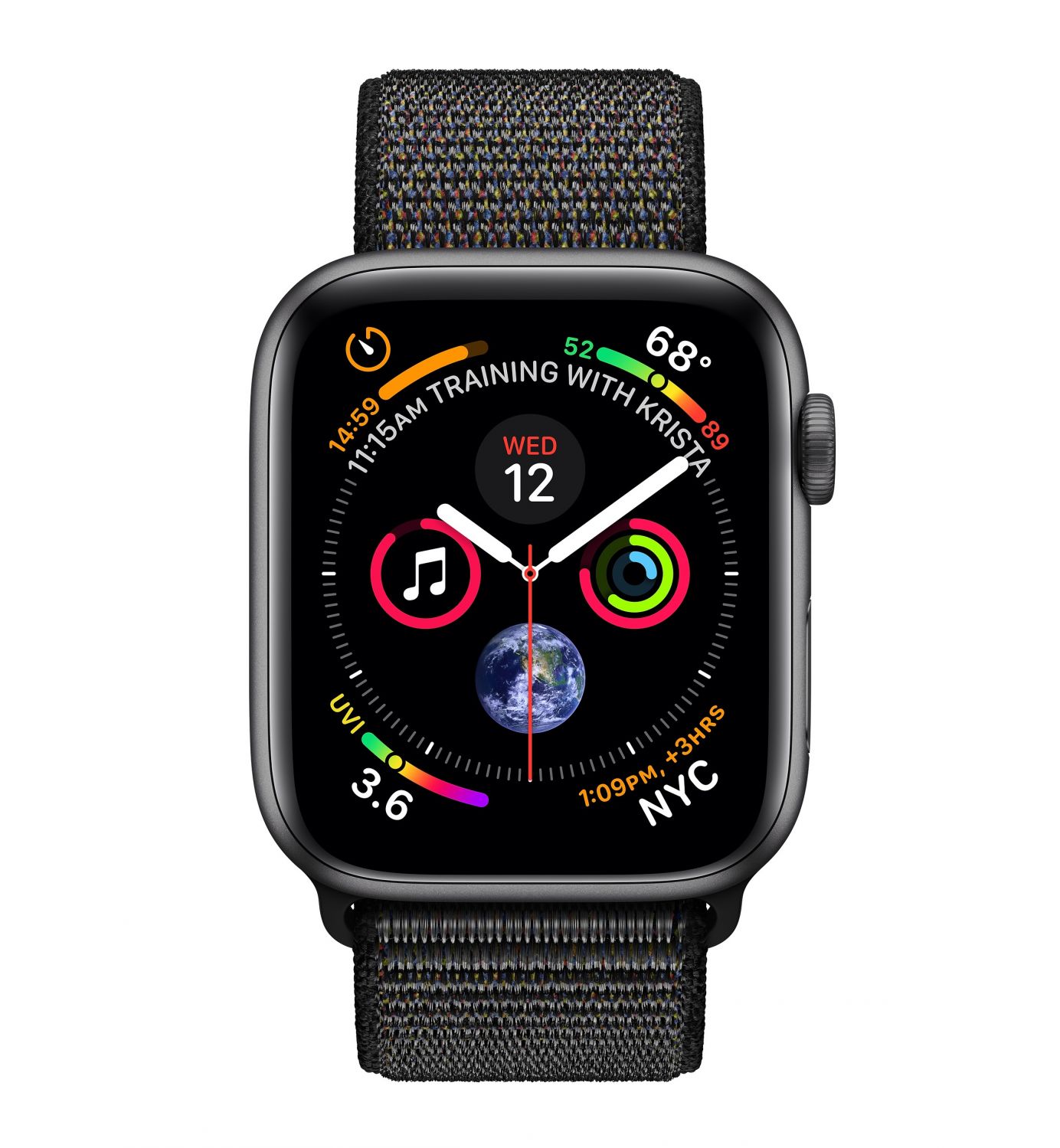 MU6E2TY/A - Reloj inteligent Apple Watch Seri 4 reloj inteligente Gri OLED GP (satlite)