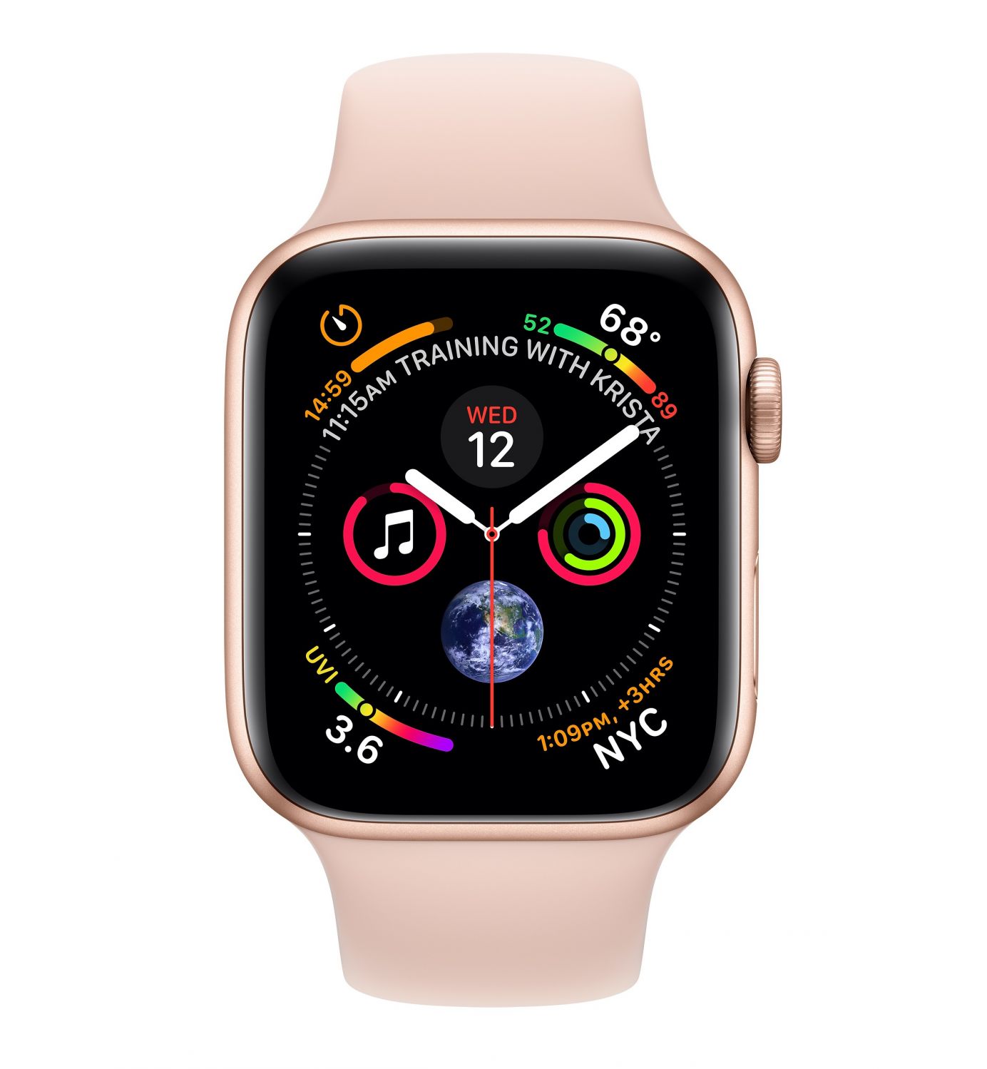 MU6F2TY/A - Reloj inteligent Apple Watch Seri 4 reloj inteligente Oro OLED GP (satlite)