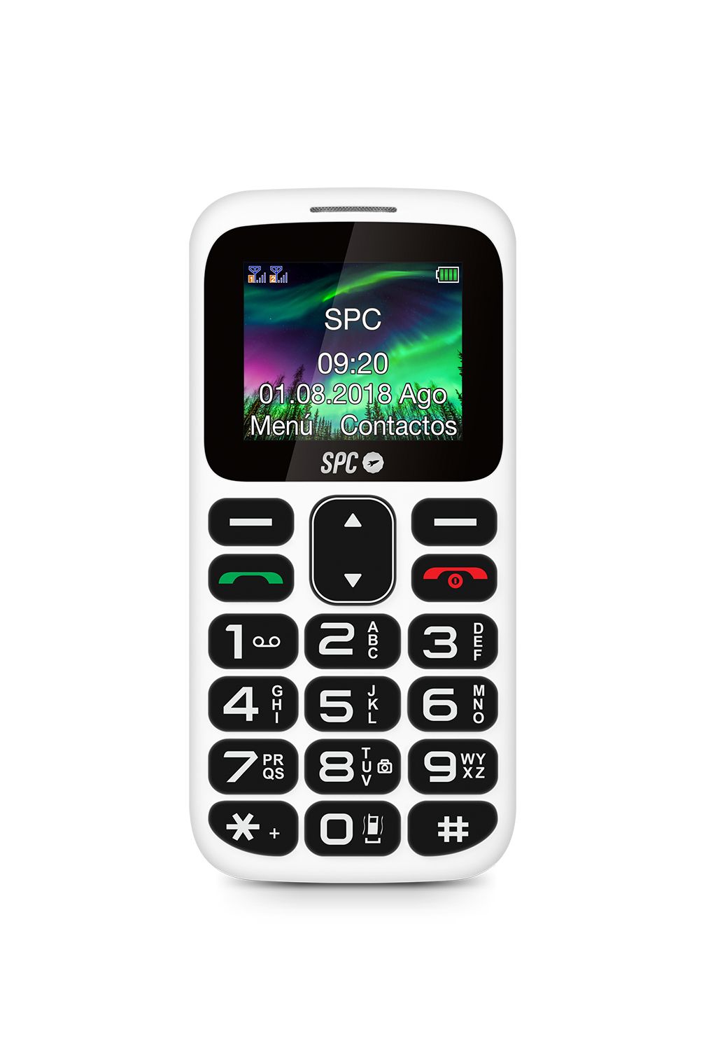 2310B - Telfono mvile SPC Symphony 2 81,5 g Blanco  para persona mayor