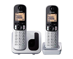 KX-TGC212PL/SPS - Telfono Inalmbrico Panasonic Duo Plata (KX-TGC212PL/SPS)