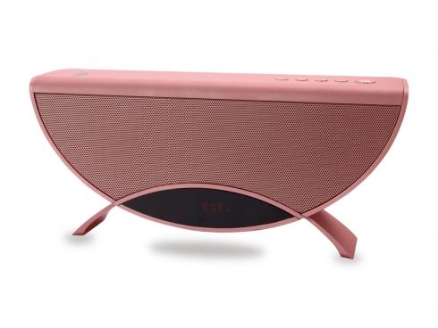 APOLLYON01R - Altavoz CONCEPTRONIC 10W 3.5mm Entrada Auxiliar Bluetooth 3.0 USB mUSB mSD Radio FM Micr�fono Manos Libres Rojo (APOLLYON01R)