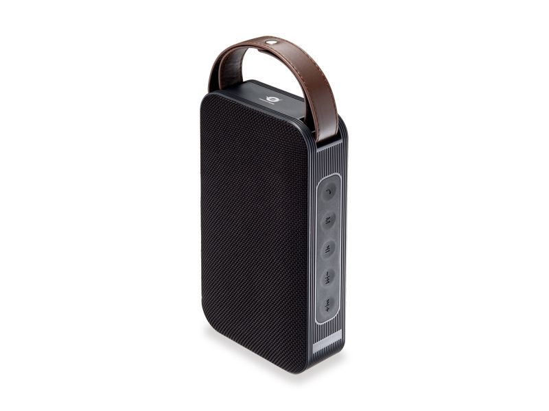 BRONE01B - Altavoz Port�til Est�reo CONCEPTRONIC 10W 3.5mm Entrada Auxiliar Bluetooth 4.2 USB 2.0 mSD Radio FM Micr�fono Asa de Transporte Negro/Bronce (BRONE01B)
