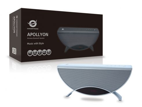 APOLLYON01B - Altavoz CONCEPTRONIC 10W 3.5mm Entrada Auxiliar Bluetooth 3.0 USB mUSB mSD Radio FM Micr�fono Manos Libres Azul (APOLLYON01B)