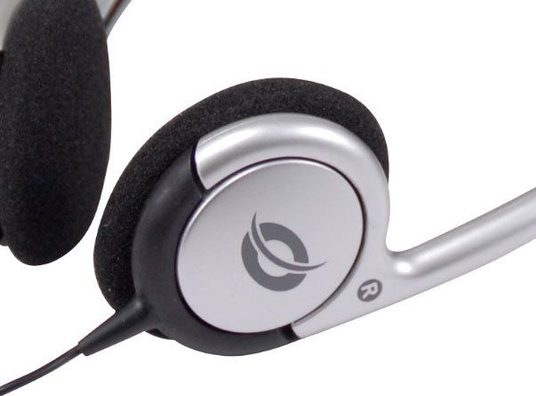 CCHATSTAR2 - Auriculares+Micr�fono CONCEPTRONIC Binaurales 3.5mm Cable 2.5m Negro/Plata (CCHATSTAR2)