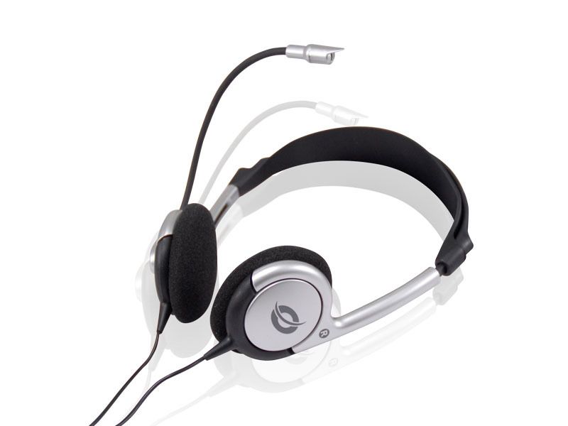 CCHATSTAR2 - Auriculares+Micr�fono CONCEPTRONIC Binaurales 3.5mm Cable 2.5m Negro/Plata (CCHATSTAR2)