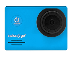 SWI400024 - SportCam SWISS GO SG-1.8W 2? 12Mp FHD 16:9 140 USB 2.0 HDMI WiFi 4 Micrfono Altavoces Azul Accesorios (SWI400024)