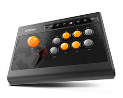 NXKROMKMT - Joystick Arcade Krom Kumite D-Pad USB Cable 1.8m Multiplataforma 8 Botones Negro (NXKROMKMT)