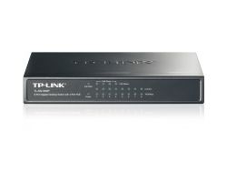 TL-SG1008P - Switch TP-Link 8xRJ45 Gestionado Ethernet GbE PoE 64W Negro (TL-SG1008P)