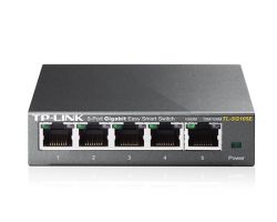 TL-SG105E - Switch TP-Link 5xRJ45 Ethernet GbE Gestionado Negro (TL-SG105E)