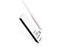 TL-WN722N - Adaptador TP-Link AC150 WiFi 4 2.4GHz USB 2.0 WLAN Antena Externa Negro/Blanco (TL-WN722N)