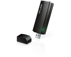 ARCHER T4U - Adaptador TP-Link AC1300 WiFi 5 Dual Band WPS USB 3.0 WLAN 2 Antenas Internas PC/Port�til Negro (Archer T4U)