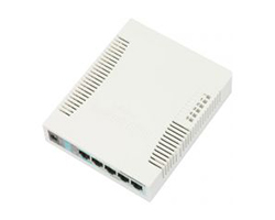 CSS106-5G-1S - Dispositivo de red Mikrotik RB260G Gigabit Ethernet (10/100/1000) Blanco Energa sobre  (PoE)