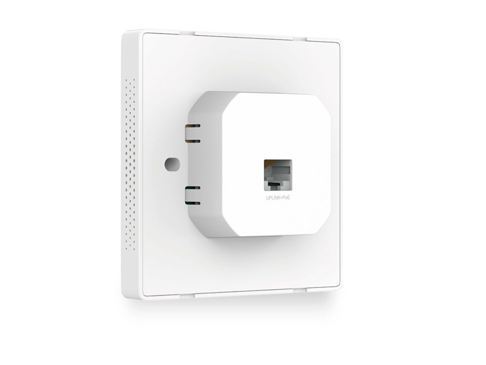 EAP115-WALL - Punto de Acceso TP-Link AC300 WiFi DualBand 2xRJ45 Ethernet 10/100 PoE 2 Antenas Internas 1.8dBi Pared Blanco (EAP115-WALL)