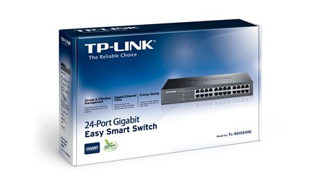 TL-SG1024DE - Switch TP-Link 24xRJ45 Ethernet GbE Rack 1U Negro (TL-SG1024DE)