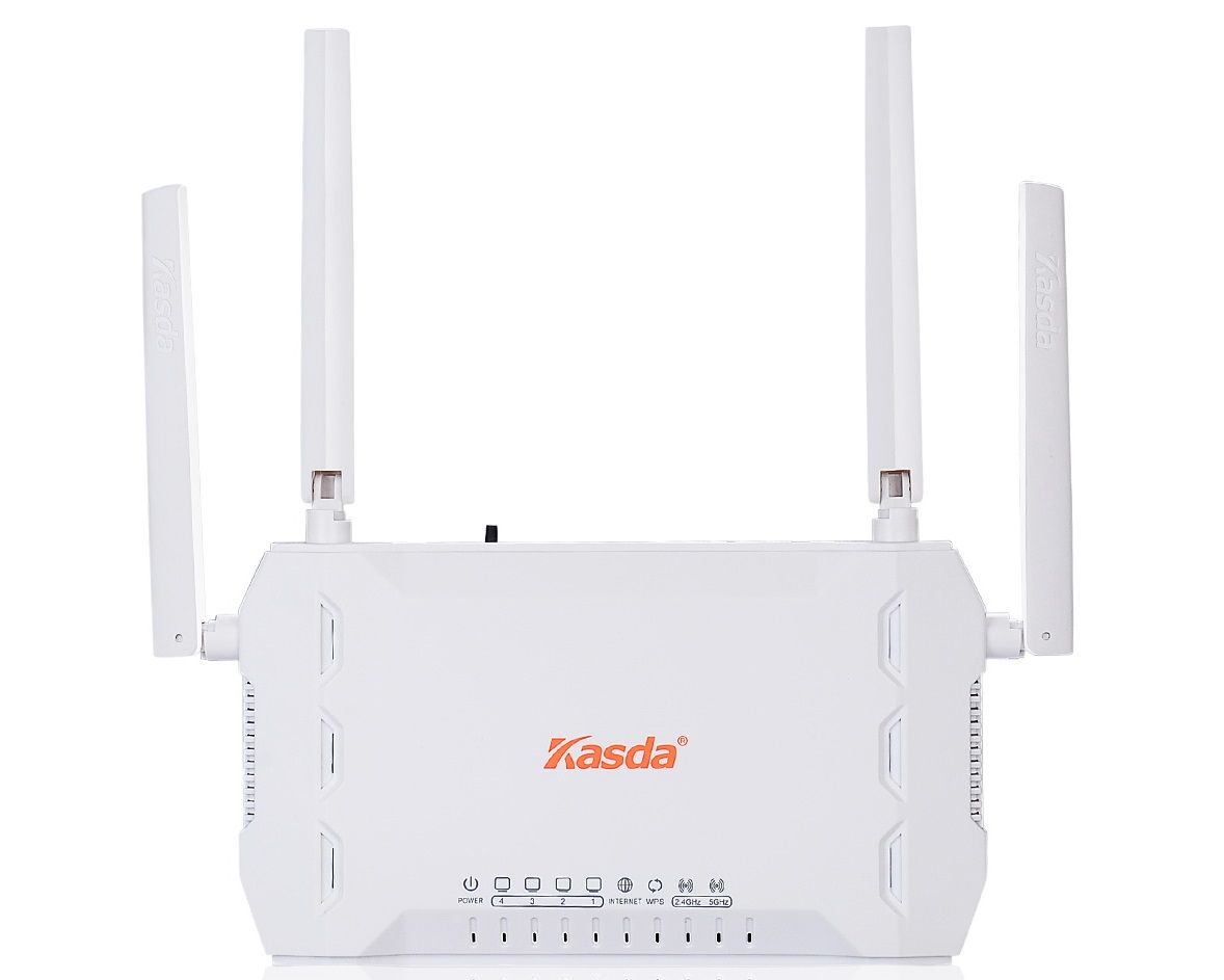 KW6515 - Router inalmbrico Kasda KW6515 router  Doble banda (2,4 GHz / 5 GHz) Ethernet rpido Blanco
