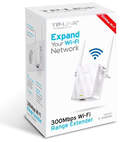TL-WA855RE - Repetidor TP-Link AC300 300 Mbit/s WiFi 2.4GHz 1xRJ45 Ethernet 10/100 2 Antenas Externas Blanco (TL-WA855RE)