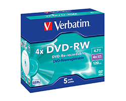 43285 - DVD en blanco Verbatim VB-DMW44JC