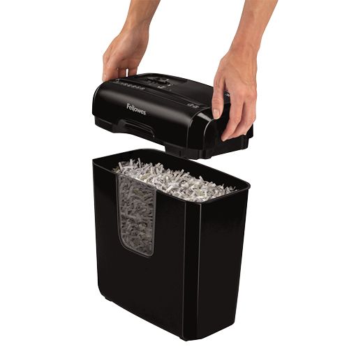 4687401 - Trituradora de papel Fellow Powershred 3C triturador de  Corte cruzado 22 cm Negro