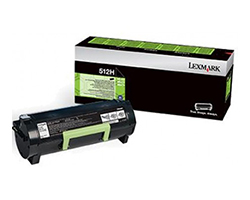 51F2H00 - Toner Lexmark Laser 512H Negro 5000 pginas (51F2H00)