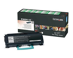 E360H11E - Toner Lexmark Laser Negro 9000 pginas (E360H11E)
