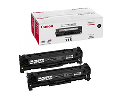 2662B005 - Toner Canon Laser 718BK Pack 2 Negro (2662B005)